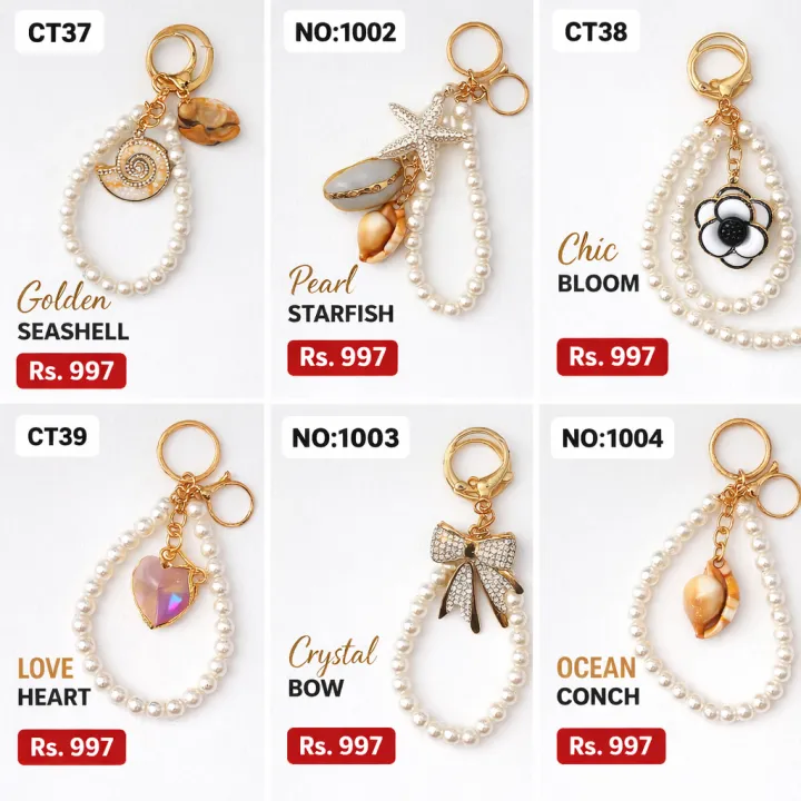 Costal Charm Keychains