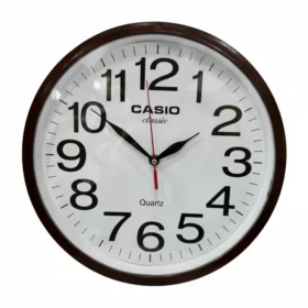Casio Classic Wall Clock – Large Analog Quartz Clock for Home & Office – Battery Operated