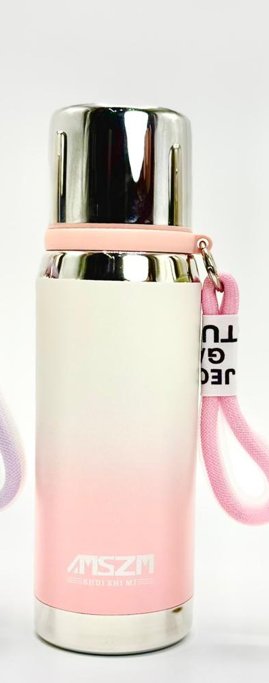 AMSZM Stainless Steel Vacuum Flask Bottle 550ml – Pastel Gradient Collection - Image 4