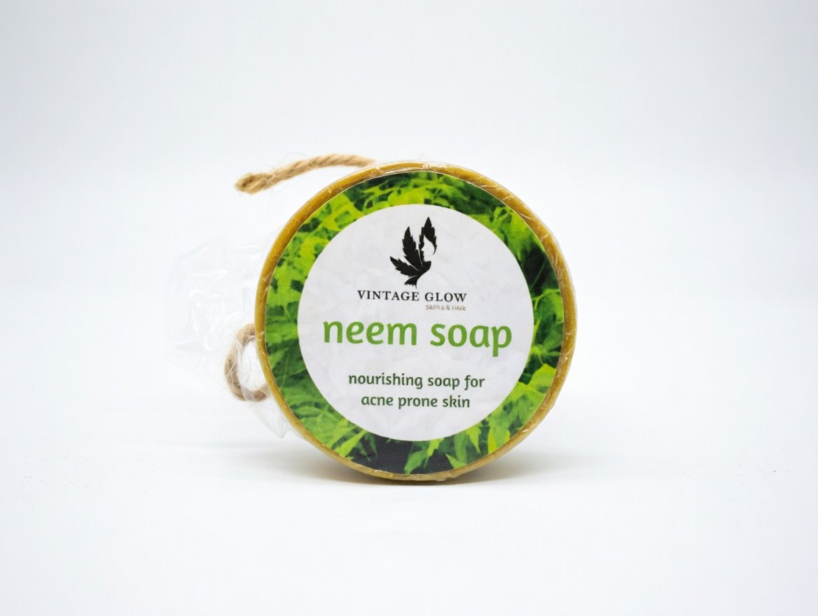 Vintage Glow Natural Handmade Soap Set - Saffron, Neem, Orange, Sheabutter & Honey, Rose | Nourishing Soap for Face & Body | 100% Natural - Image 6