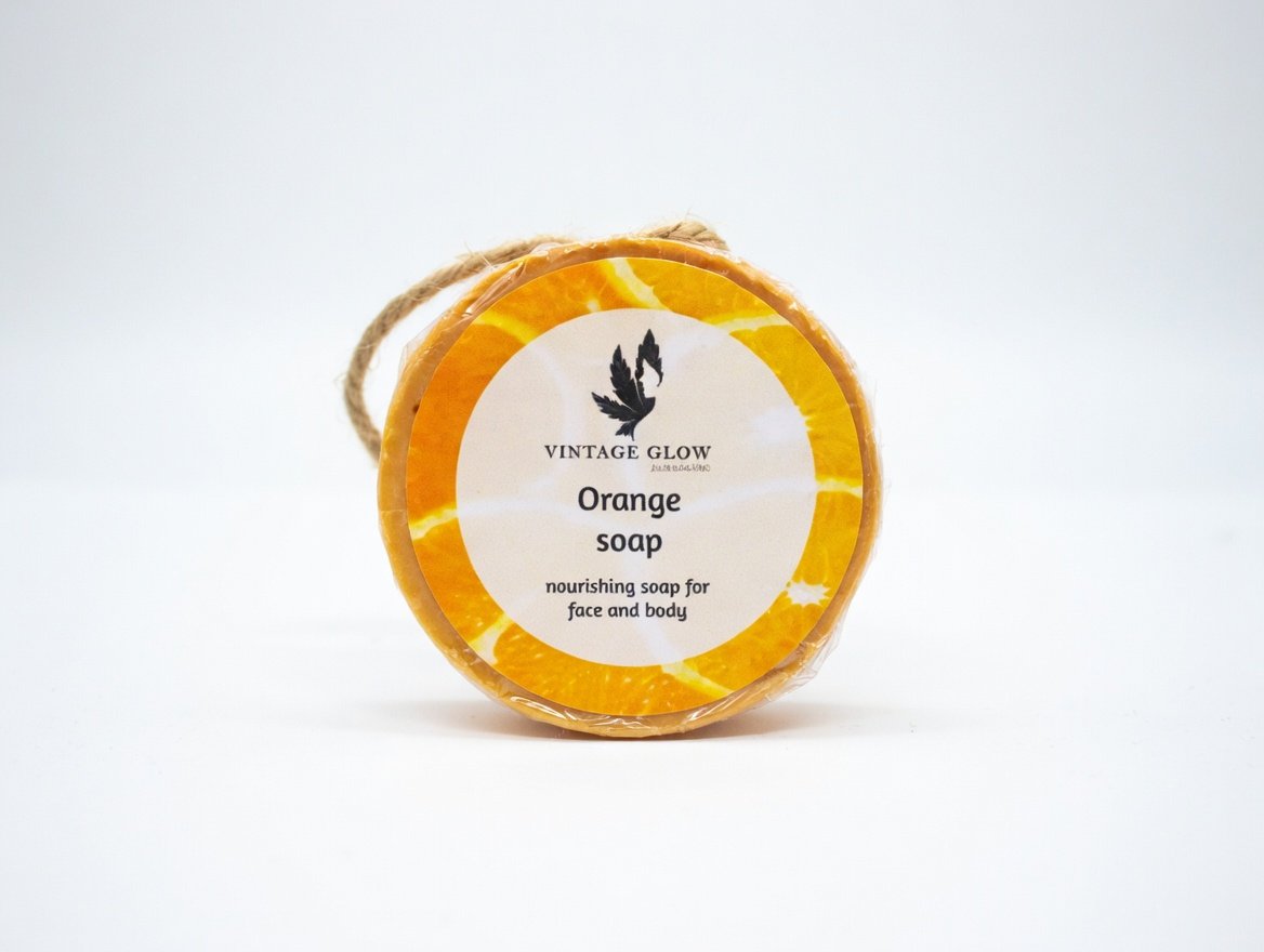 Vintage Glow Natural Handmade Soap Set - Saffron, Neem, Orange, Sheabutter & Honey, Rose | Nourishing Soap for Face & Body | 100% Natural - Image 7