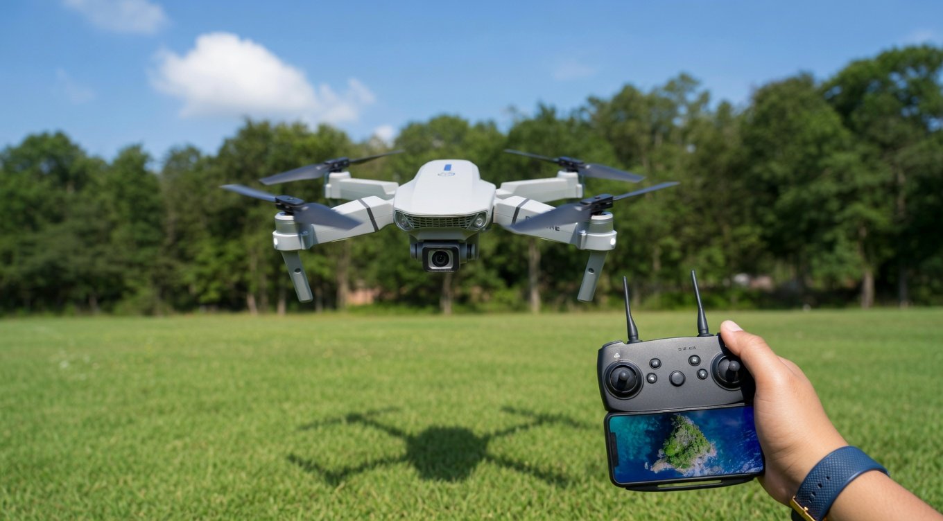 Drone S8 Pro Foldable with Dual Camera – HD WiFi FPV RC Quadcopter with Remote Control & One-Key Functions