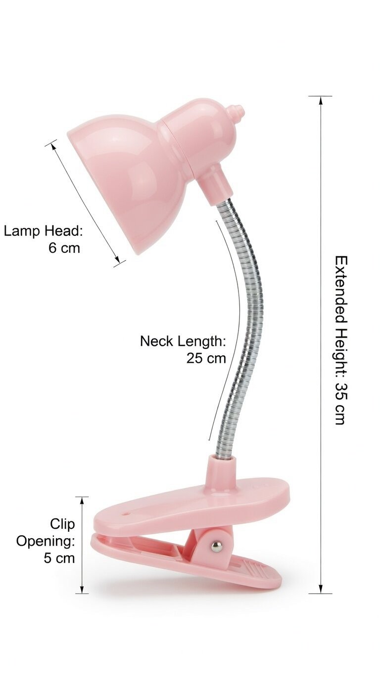 Mini LED Clip Lamp Illuminating Night time Companion for Bedroom, Desk, Study, and Table - Enhances Reading, Protects Eyes, Ideal Decoration, Perfect Gift for Learning and Reading Enthusiasts, Desk Lamps, Book Light LED Clamp Reading Lamp - Image 9