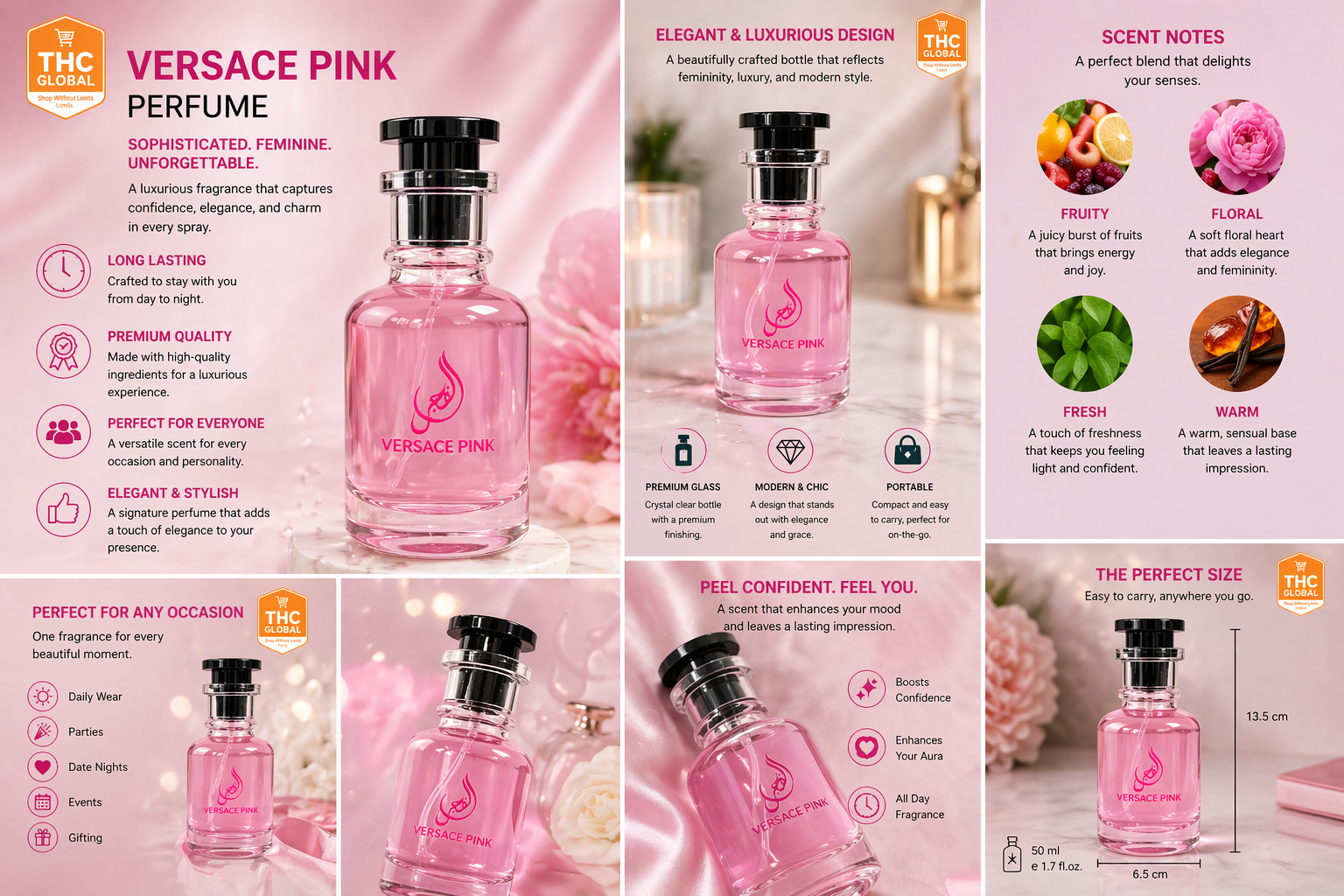 VR Perfume for Women – Fresh Floral Fruity Fragrance – Long Lasting Everyday Scent Spray - Image 2