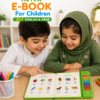 2-in-1 First E-Book for Children - English & Arabic Interactive Educational Tablet Islamic Learning, Animals, Numbers, Colors & Shapes | Kids 3+