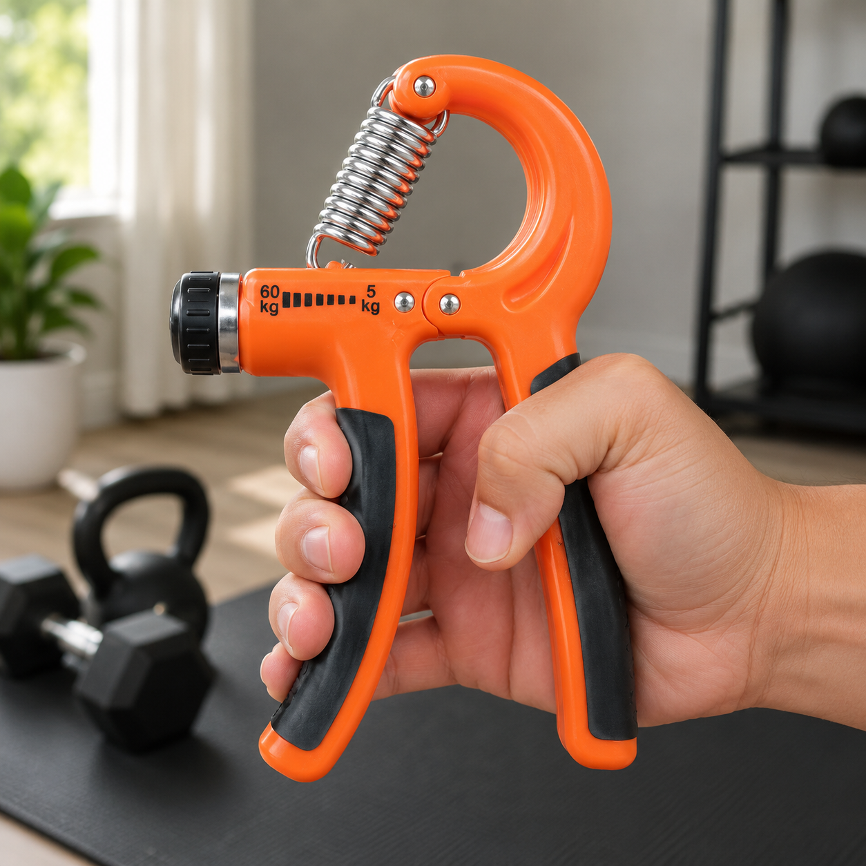 Adjustable Hand Grip Strengthener 5kg–60kg – Forearm Exerciser Gripper for Wrist, Finger & Hand Strength Training, Gym Fitness Workout Tool for Men & Women - Image 3