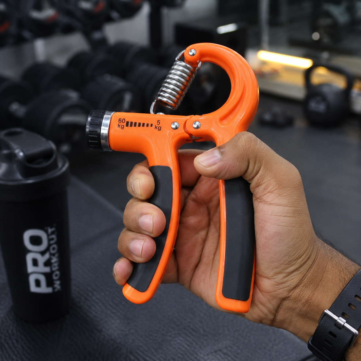 Adjustable Hand Grip Strengthener 5kg–60kg – Forearm Exerciser Gripper for Wrist, Finger & Hand Strength Training, Gym Fitness Workout Tool for Men & Women - Image 5