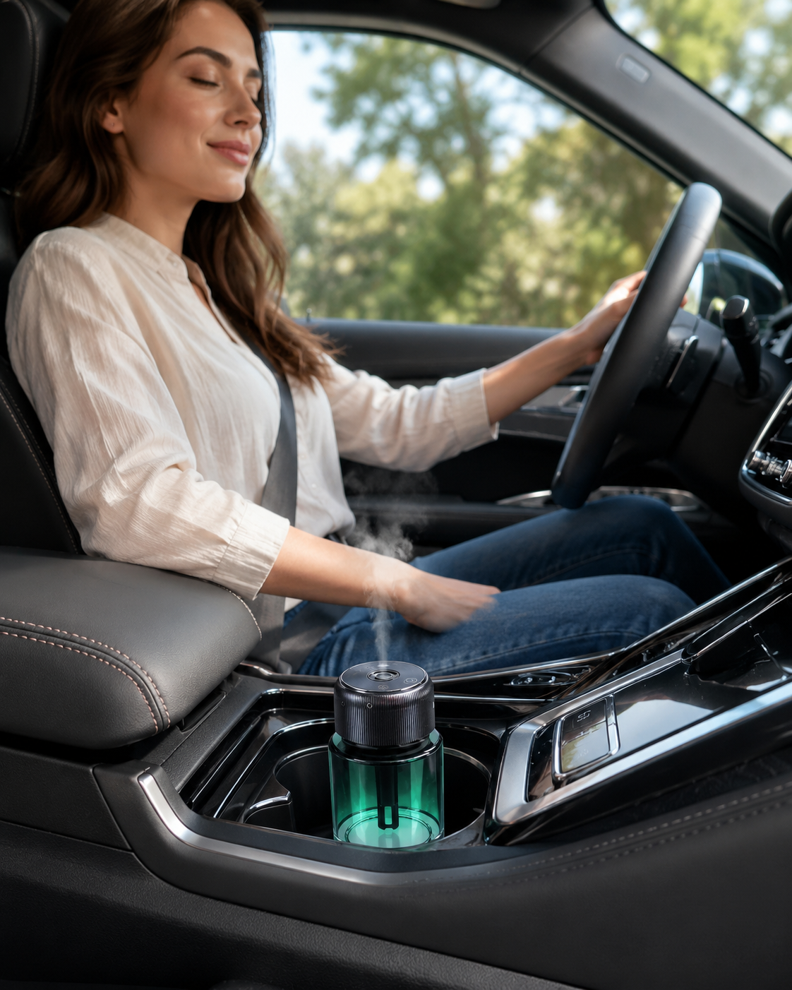 Car Fragrance Aroma Diffuser Intelligent Atomization – Rechargeable Portable Car Air Freshener Mist Spray With USB Charging, 300mAh Battery for Car, Office & Home - Image 6