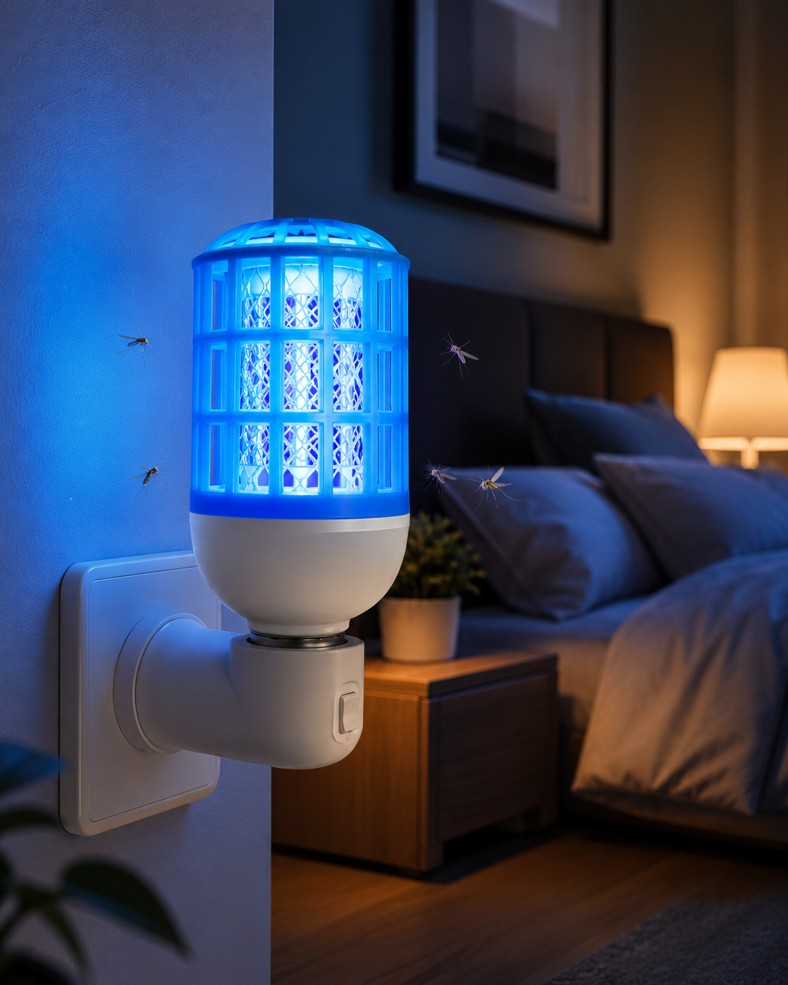 ANYOL Light LED Insect Killer Bulb JPN-330 | Electric Anti Mosquito Lamp with E27 Screw Base | Bug Zapper Mosquito Killer Light for Home, Room, Kitchen & Shop - Image 9