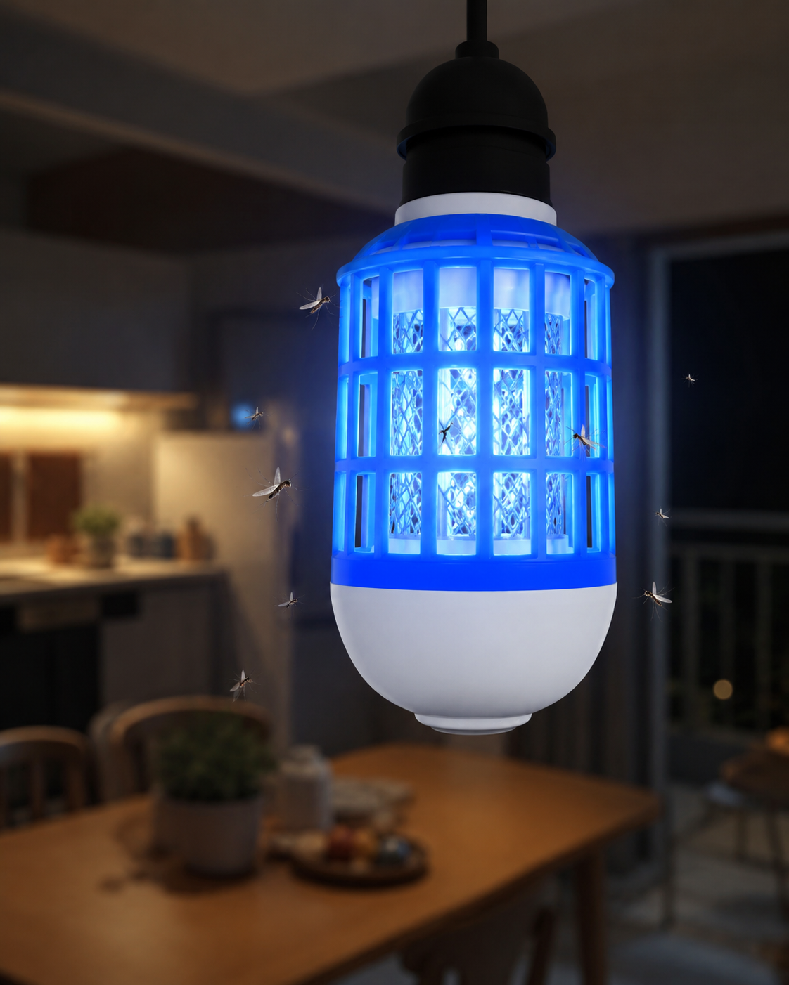 ANYOL Light LED Insect Killer Bulb JPN-330 | Electric Anti Mosquito Lamp with E27 Screw Base | Bug Zapper Mosquito Killer Light for Home, Room, Kitchen & Shop - Image 8