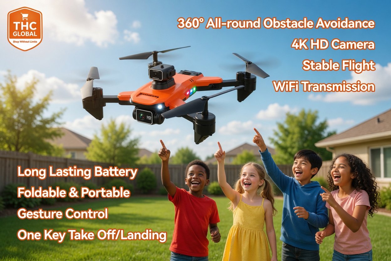 DM99 Foldable Drone 4K Camera WiFi FPV – 360° Obstacle Avoidance – Altitude Hold – Beginner RC Quadcopter - Image 5