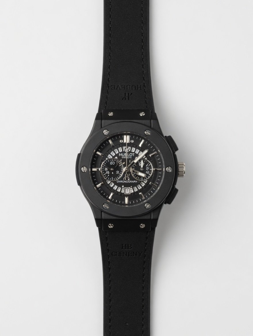 Men’s Luxury Style Analog Watch – Black Dial Silicone Strap, Chronograph Design Casual & Formal Wrist Watch for Men
