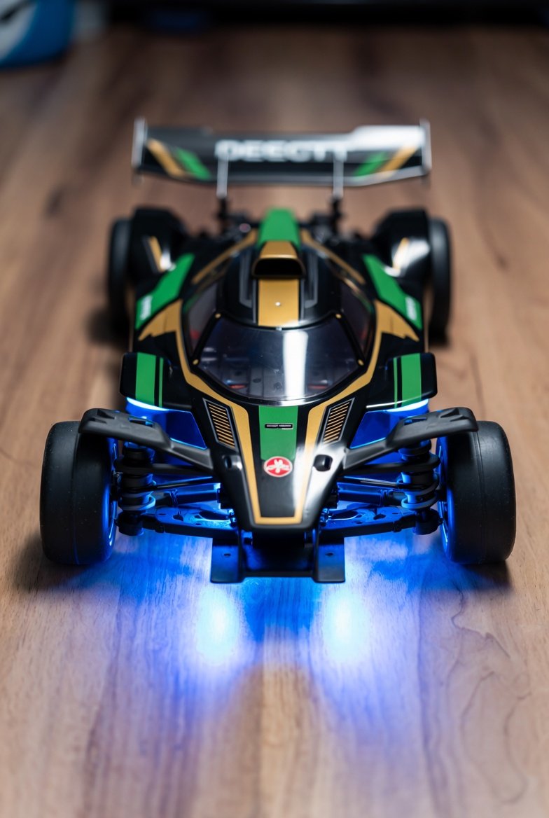 RC Racing Speed Racing Spray RC Car - High Speed Remote Control Drift Racing Toy with Water Spray Effect, LED Lights for Kids Boys 6+ Years
