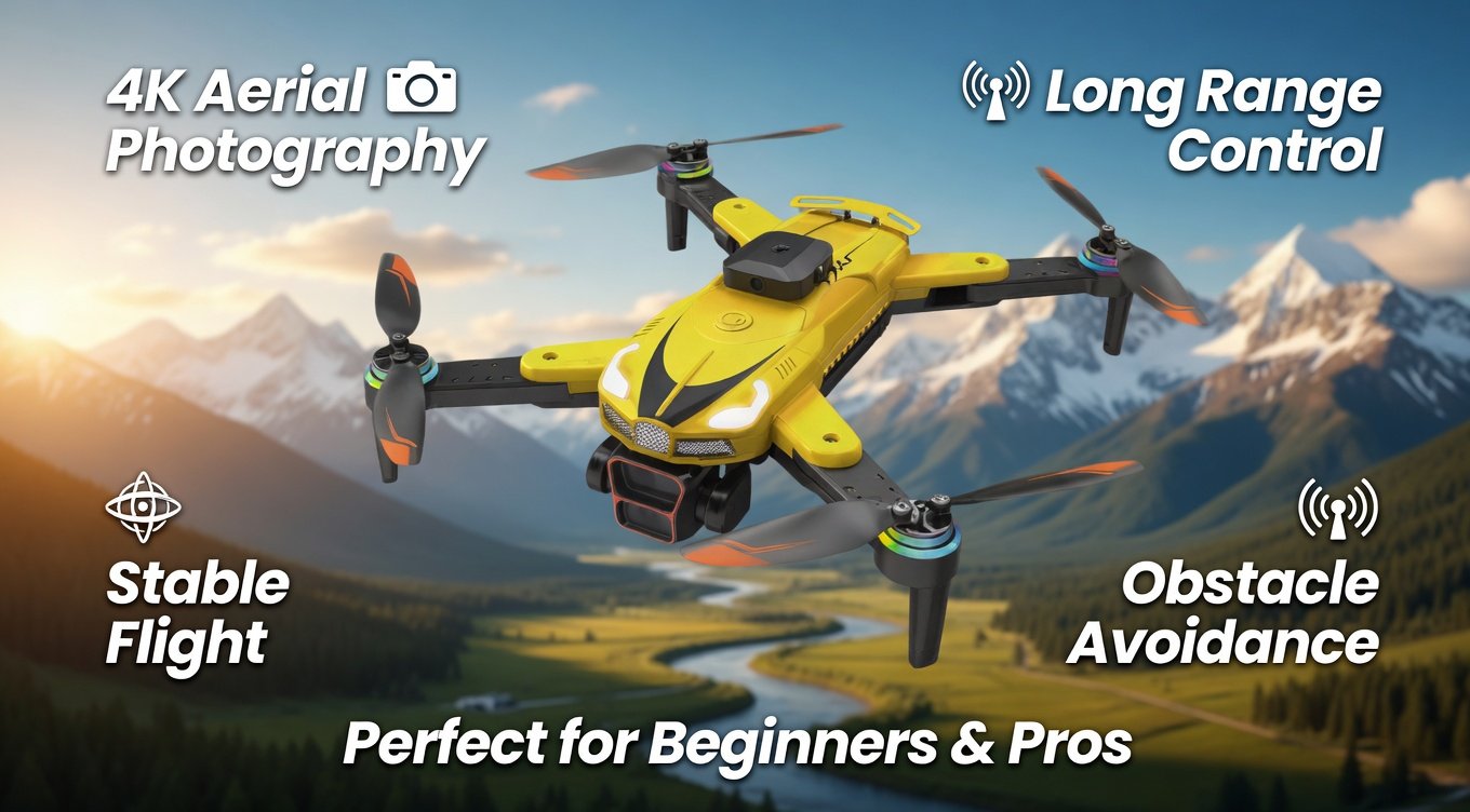 XF620 Camera Drone with Remote Screen | Foldable RC Drone with HD Camera | Obstacle Avoidance Quadcopter | Beginner Friendly Aerial Photography Drone - Image 6