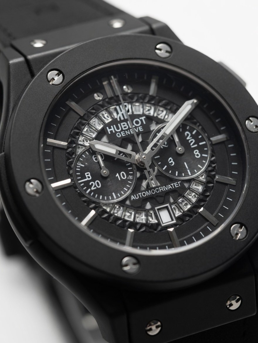 Men’s Luxury Style Analog Watch – Black Dial Silicone Strap, Chronograph Design Casual & Formal Wrist Watch for Men - Image 2