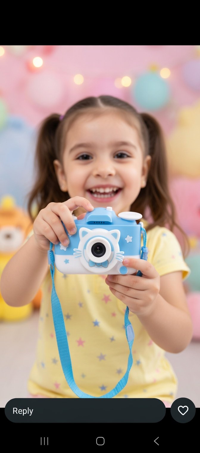 High Quality Kids Mini Digital Camera with Protective Silicone Case & SD Card - Perfect Selfie, Photo, and Video Gift for Girls and Boys - Image 3