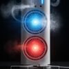 Portable Double Head Spray Fan Air Cooler USB Rechargeable Mini Air Conditioner Humidifier Cooling Fan with Mist Function