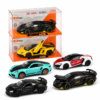 1:32 Die Cast Model Sports Car Toy for Kids – Metal Body Mini Car with Display Case, Openable Parts, Rolling Wheels, Random Color & Design