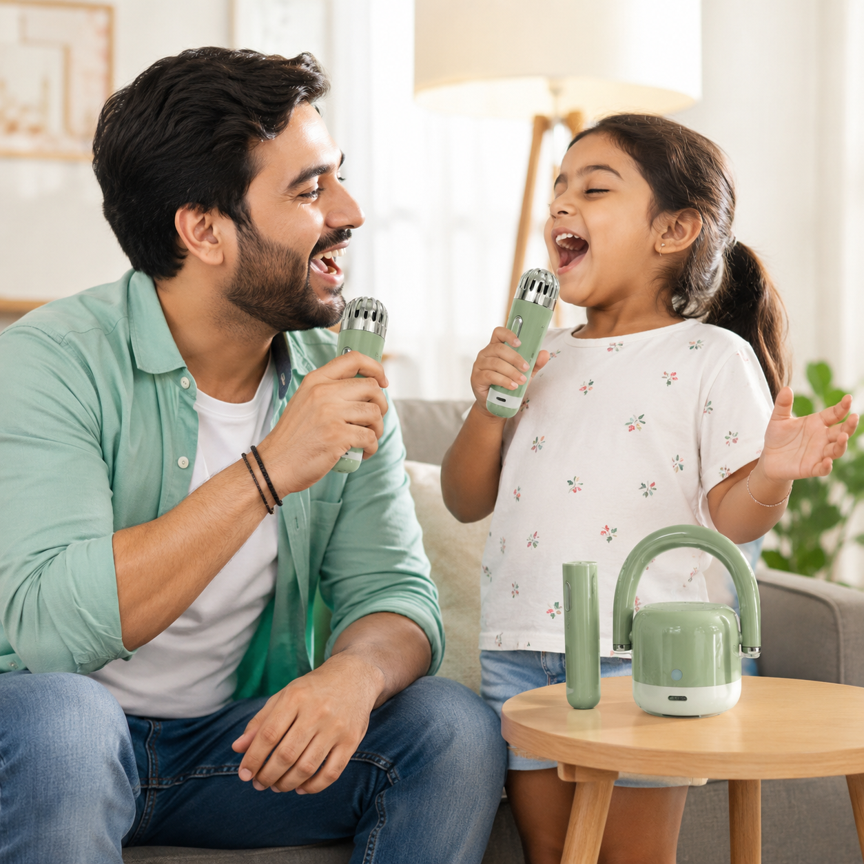 EWA K-Song Speaker Toy with 2 Microphones – Kids Mini Karaoke Musical Speaker Set, Portable Singing for Boys & Girls - Image 9