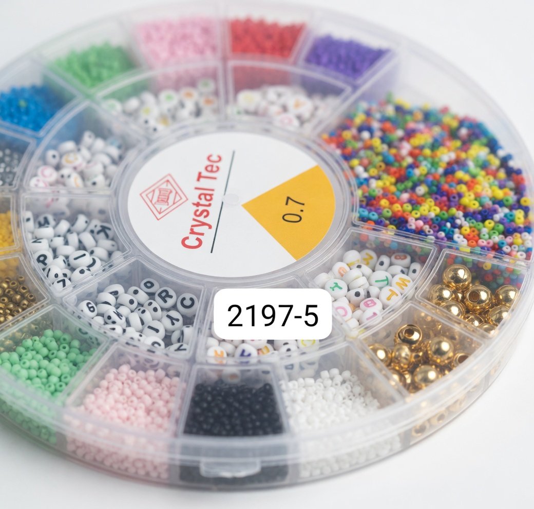 DIY Beads Jewelry Making Kit for Kids | Bracelet Necklace Making Set with Colorful Beads, Charms, Thread & Storage Box | Girls Craft Toy Ages 3+ - Image 3
