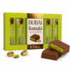 Dubai Kunafa Chocolate with Pistachio 6 Pack – Kunafa Style Pistachio Filled Chocolate Bars Gift Box, Sweet Snack for Kids & Adults
