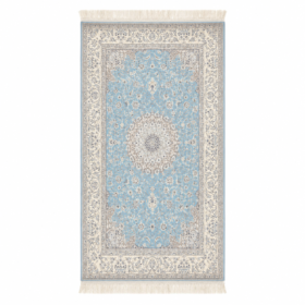 Soft Velvet Mat– Turkish/Persian Design Rug with Tassels for Home & Gift – Random Color