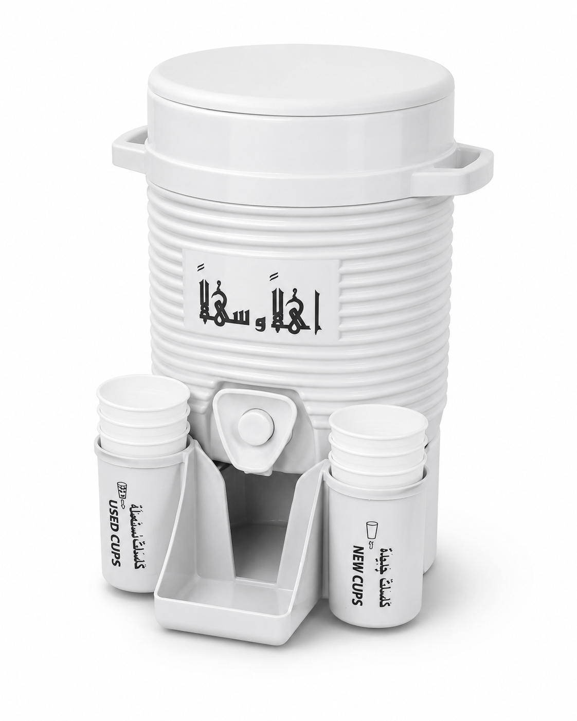 Portable Insulated Water Cooler Dispenser with Tap – Hot & Cold Beverage Cooler with Cup Holder for Home, Office, School, Picnic & Travel - Image 8
