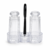 2 Pcs Crystal Style Seasoning Jar Set with Spoon – Transparent Salt, Sugar, Spice & Condiment Container for Kitchen Dining Table