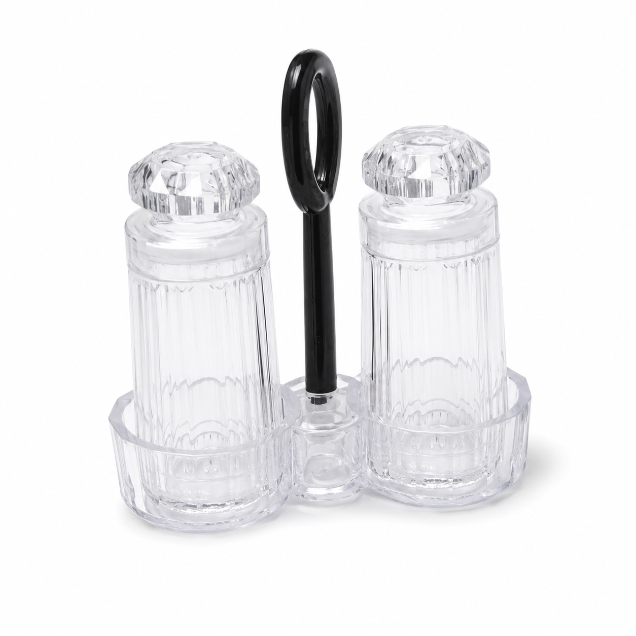 2 Pcs Crystal Style Seasoning Jar Set with Spoon – Transparent Salt, Sugar, Spice & Condiment Container for Kitchen Dining Table - Image 6