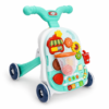 2-in-1 Baby Walker and Activity Table – Musical Learning Toy with Interactive Play Centre for Toddlers