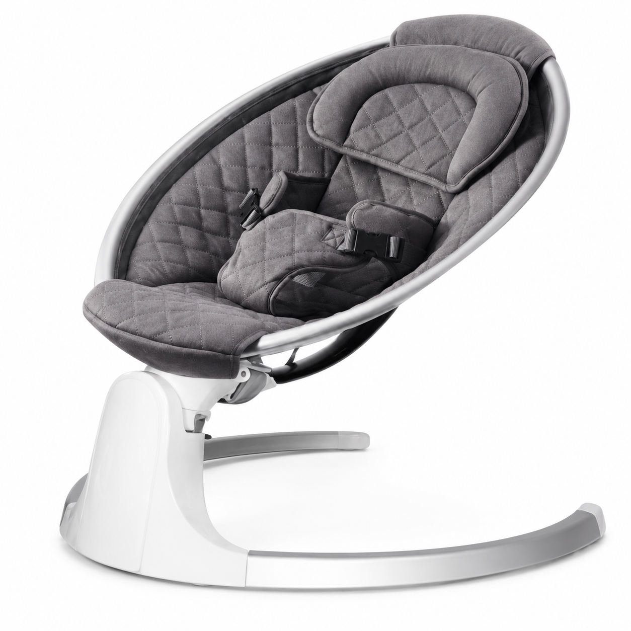 3-in-1 Deluxe Multifunctional Baby Bassinet and Rocker – Adjustable Infant Bouncer with Safety Harness and Hanging Toys - Image 8