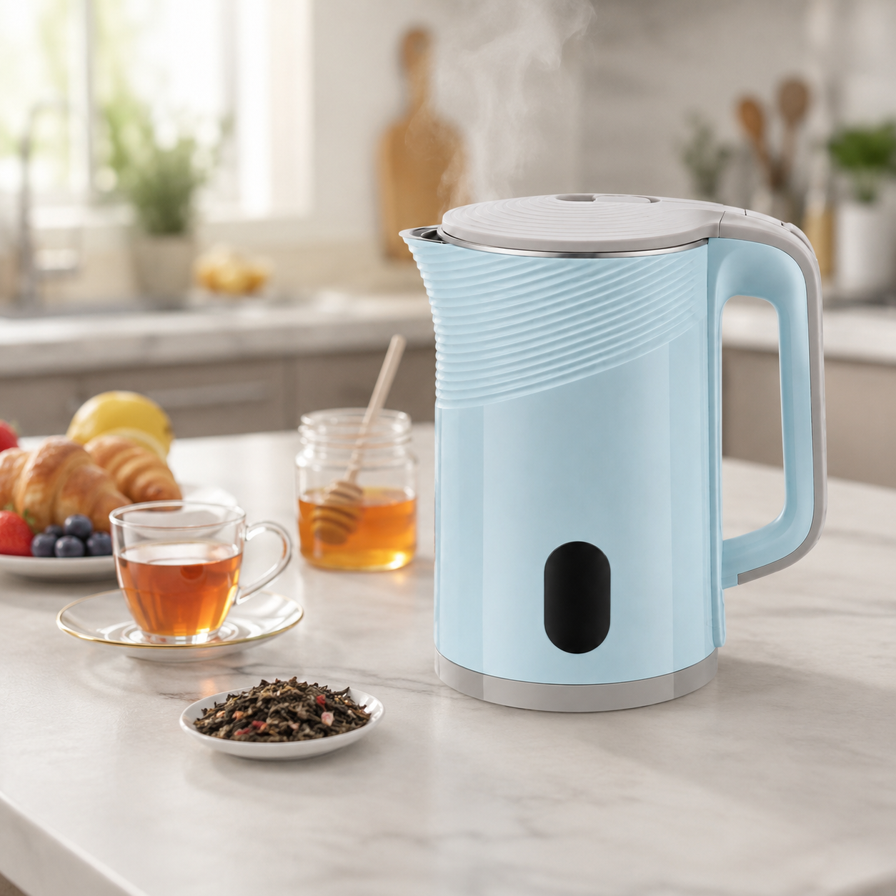 Panasonic K-755 1.8L Electric Kettle 1500W – Light Blue - Image 5