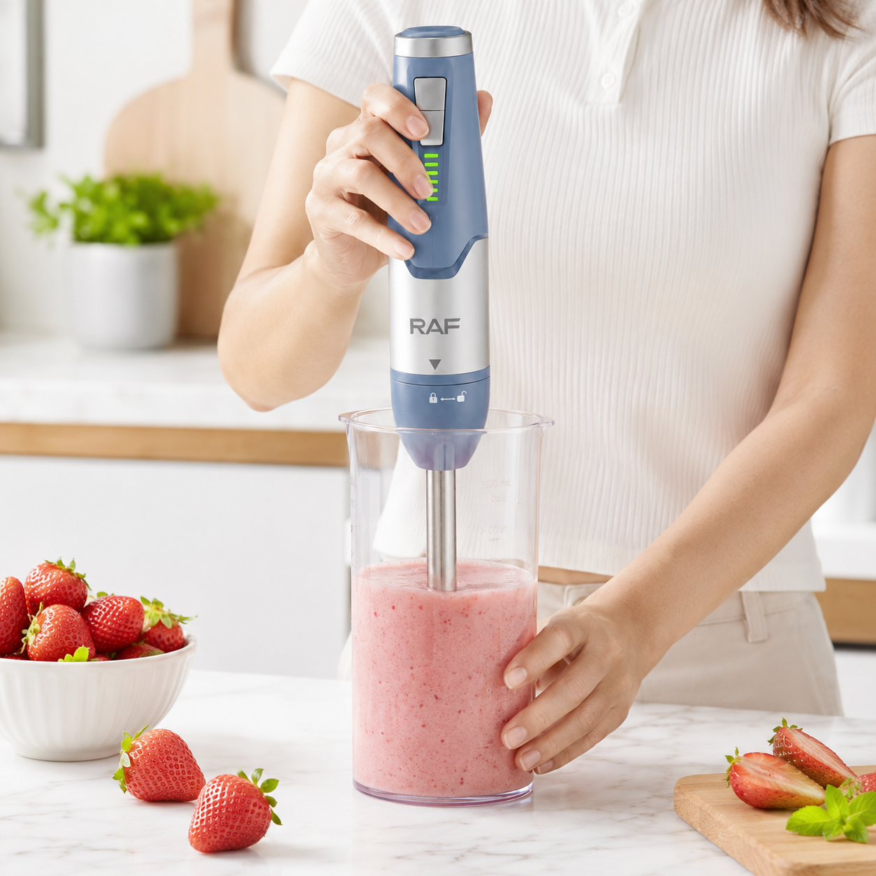 Electric Hand Blender – 2-Speed Stainless Steel Immersion Stick Blender 700W - Image 7