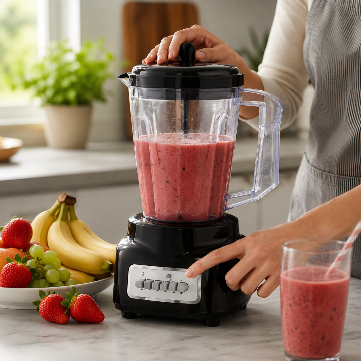 Kenwood 2-in-1 Blender and Grinder – 1.75L Jug, 4-Speed Motor, Pulse Function and 6 Stainless Steel Blades - Image 2