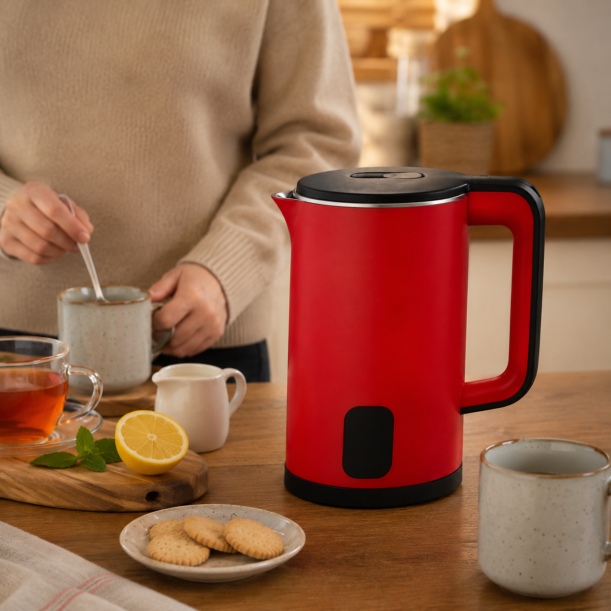 Kenwood 2.5L Electric Kettle 2000W – Red with Indicator Light and overheating protection - Image 7
