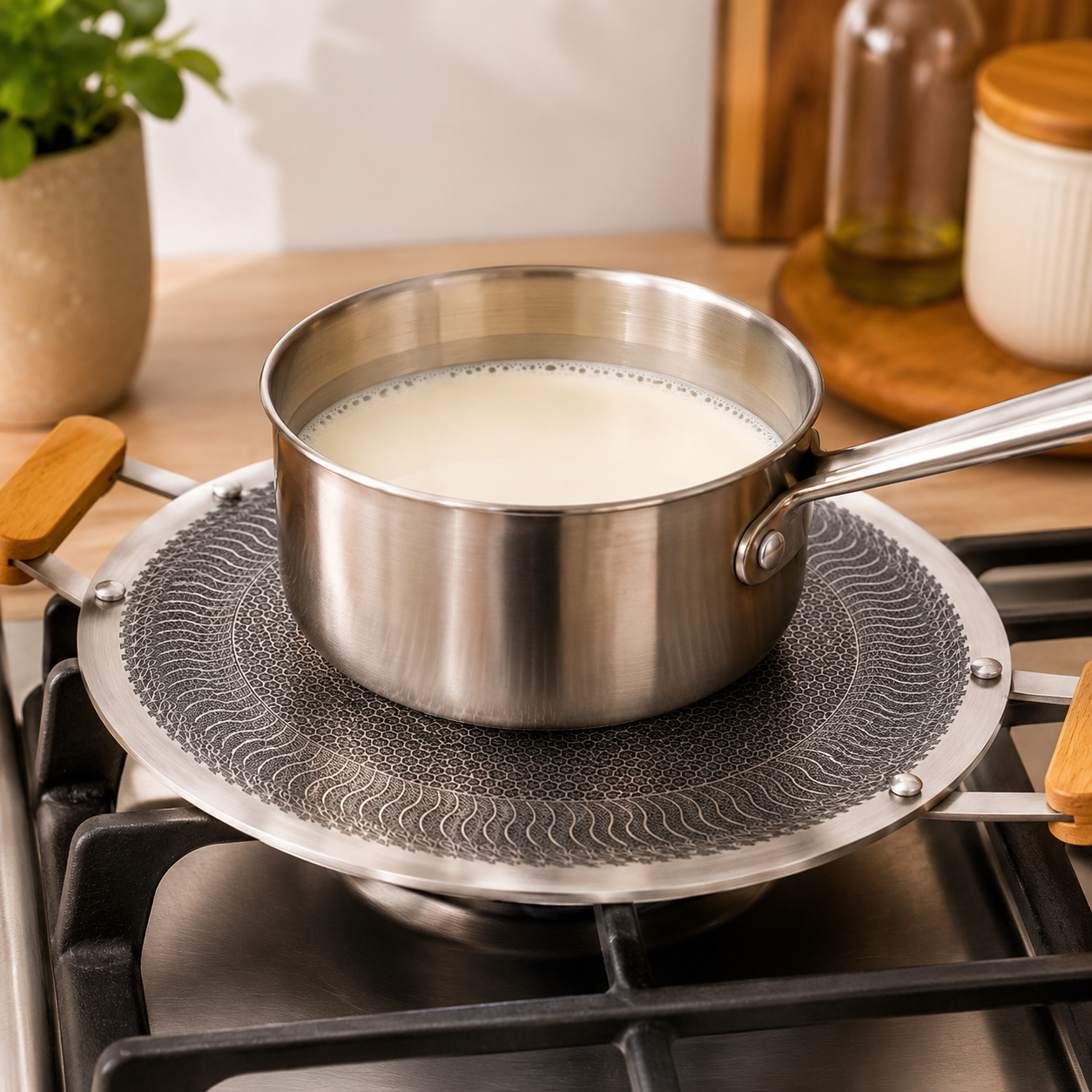 Premium Honeycomb Non-Stick Cooking Wok with Dual Wooden Handles – Multipurpose Frying Pan - Image 7