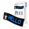 Programmable Flexible LED Matrix Display Panel with Remote Control – Custom Text, Images, Clock and Music Rhythm Sign