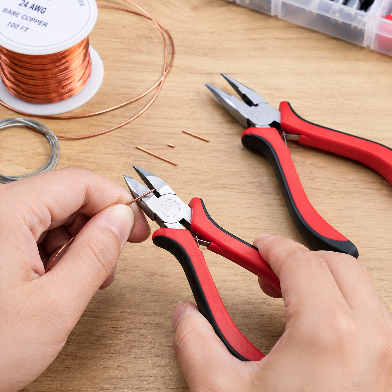 4.5-Inch Mini Long Nose Pliers – Precision Needle Nose Hand Tool for Electronics, Jewellery and Craft Repairs - Image 5