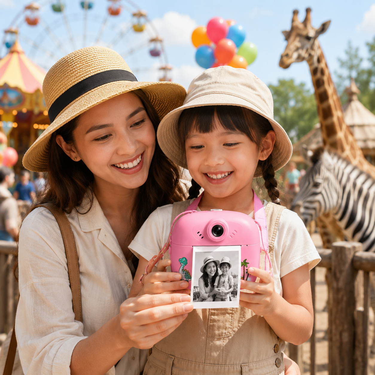 Kids Instant Print Digital Camera with Thermal Paper Rolls, Colour Markers & Lanyard - Image 10