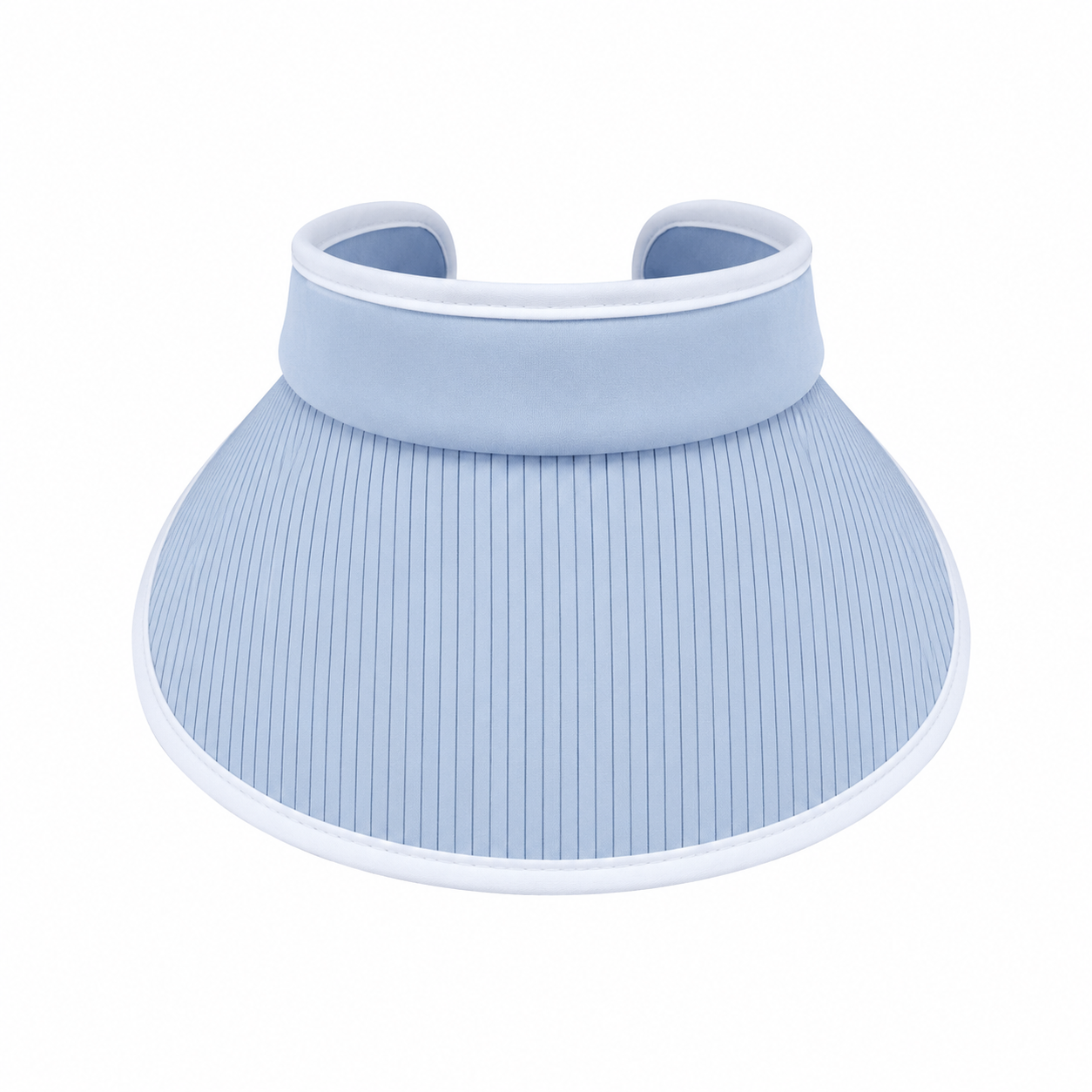 Women’s Wide-Brim Open-Top Sun Visor Hat – Lightweight UV Protection Summer Cap