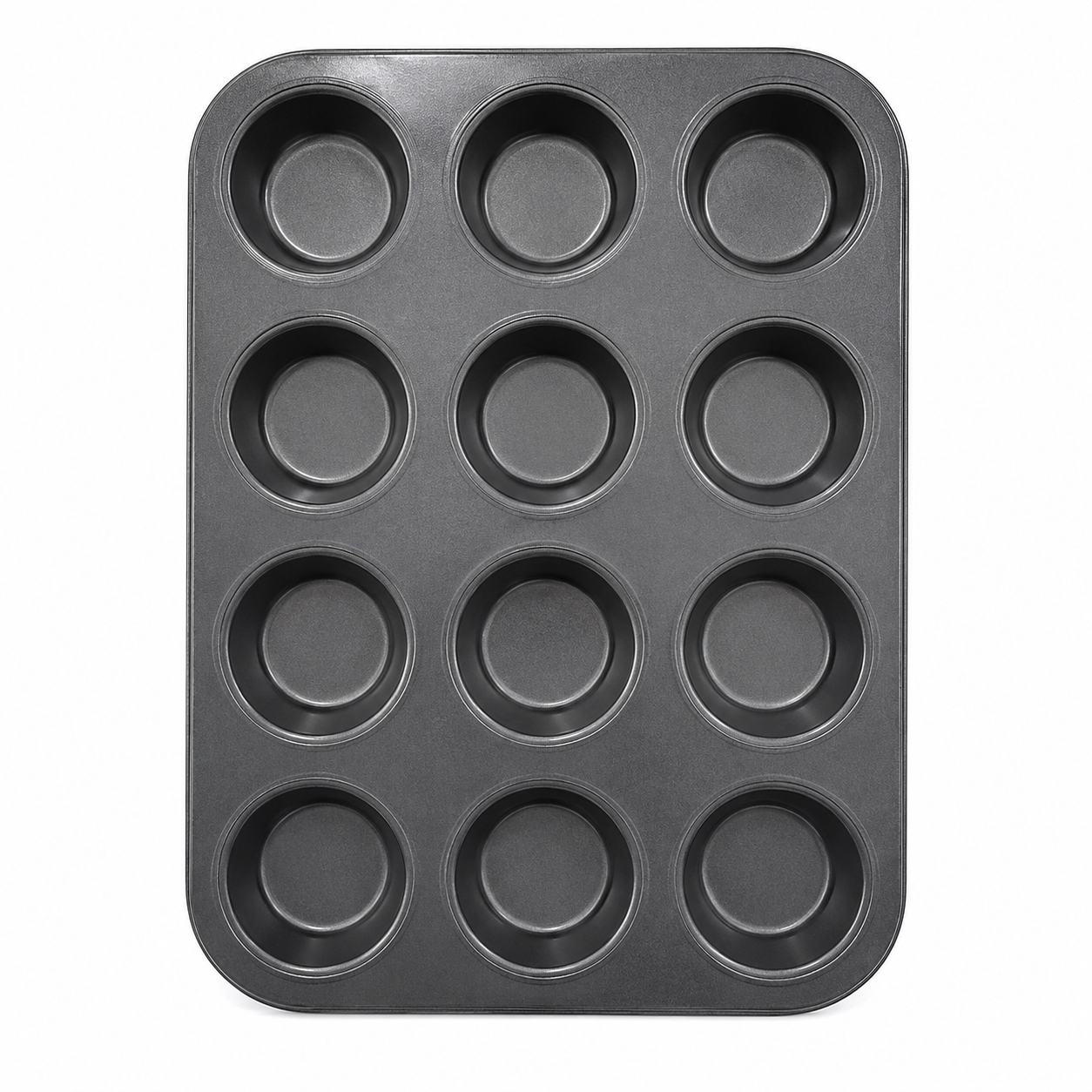 12-Cup Non-Stick Muffin and Cupcake Baking Tray – Carbon Steel Oven Pan - Image 8