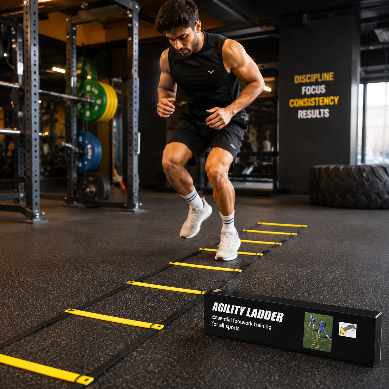Agility Training Ladder for Football, Fitness & Speed Drills – Adjustable Sports Workout Equipment - Image 9