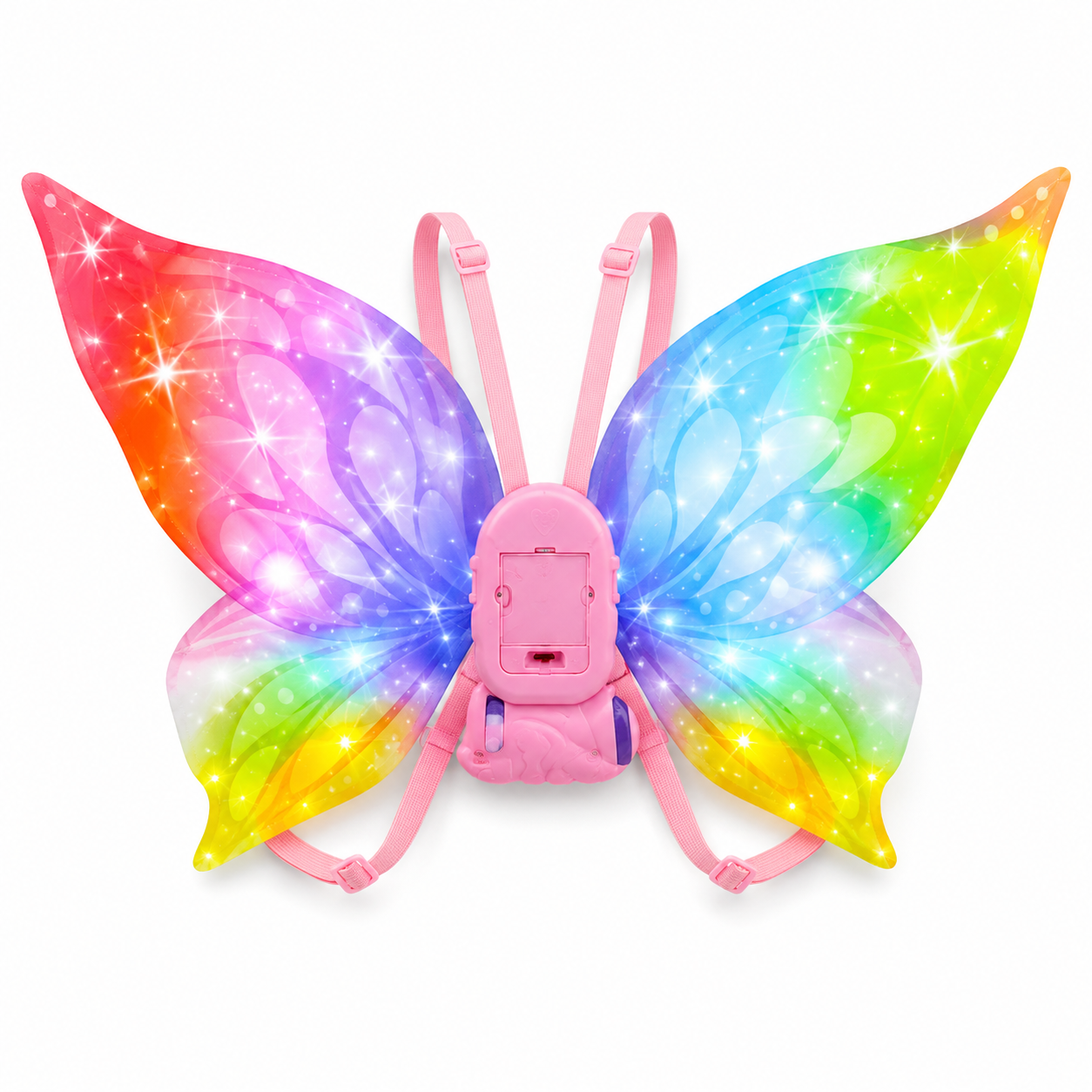 Light-Up Butterfly Wings Costume for Kids with Music, Moving Wings & Adjustable Straps - Image 10