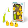 2-in-1 Duck Fishing and Tumbling Game for Kids – 3 Duck Toys with Fishing Rod