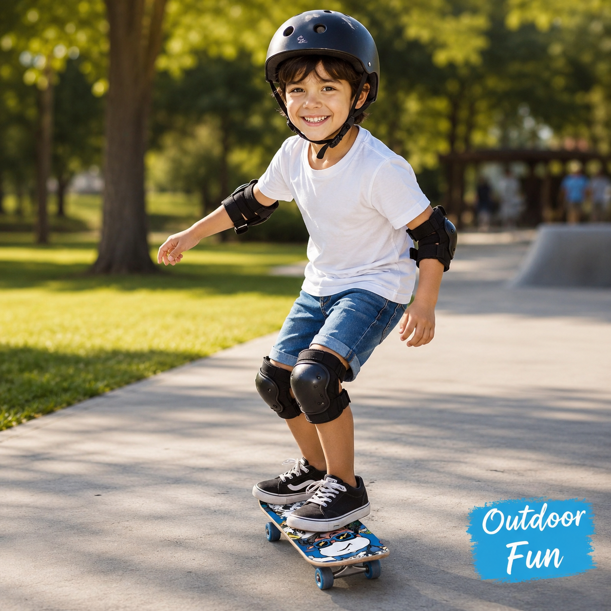 Kids Skateboard for Beginners – Printed Skate Board with Wheels for Outdoor Riding, Balance Training & Fun Play – Assorted Designs - Image 5