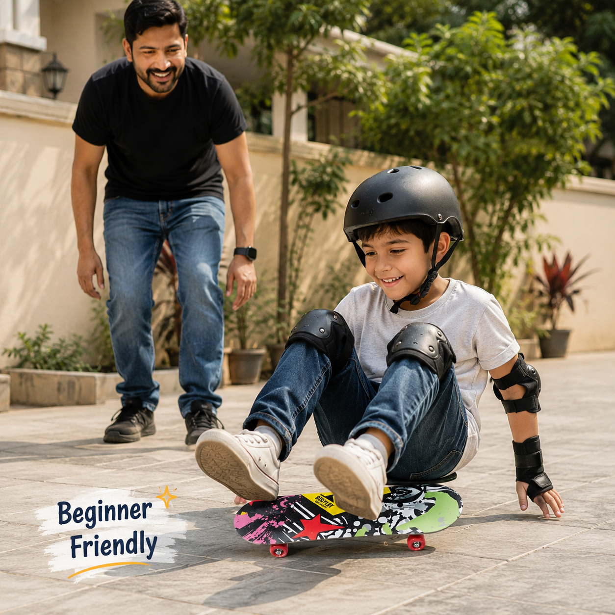 Kids Skateboard for Beginners – Printed Skate Board with Wheels for Outdoor Riding, Balance Training & Fun Play – Assorted Designs - Image 6