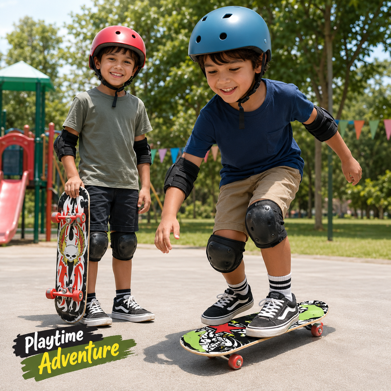 Kids Skateboard for Beginners – Printed Skate Board with Wheels for Outdoor Riding, Balance Training & Fun Play – Assorted Designs - Image 7