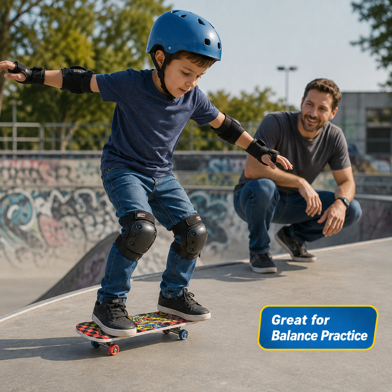 Kids Skateboard for Beginners – Printed Skate Board with Wheels for Outdoor Riding, Balance Training & Fun Play – Assorted Designs - Image 8
