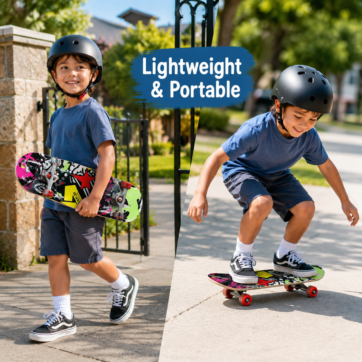 Kids Skateboard for Beginners – Printed Skate Board with Wheels for Outdoor Riding, Balance Training & Fun Play – Assorted Designs - Image 9