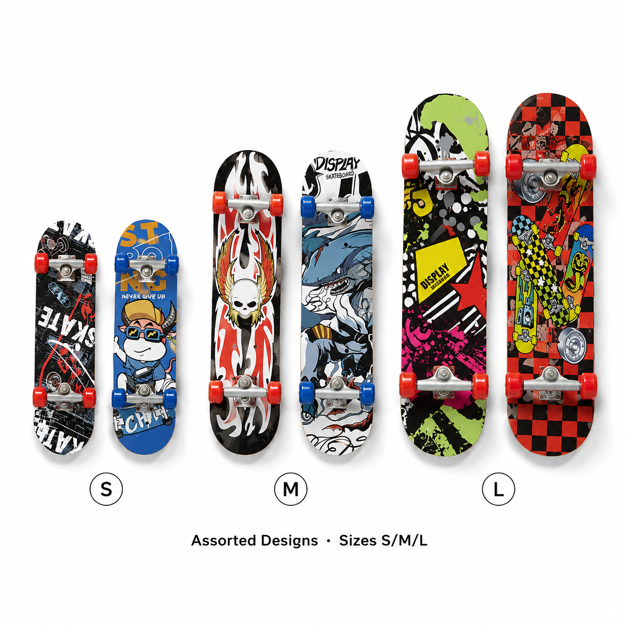 Kids Skateboard for Beginners – Printed Skate Board with Wheels for Outdoor Riding, Balance Training & Fun Play – Assorted Designs - Image 10